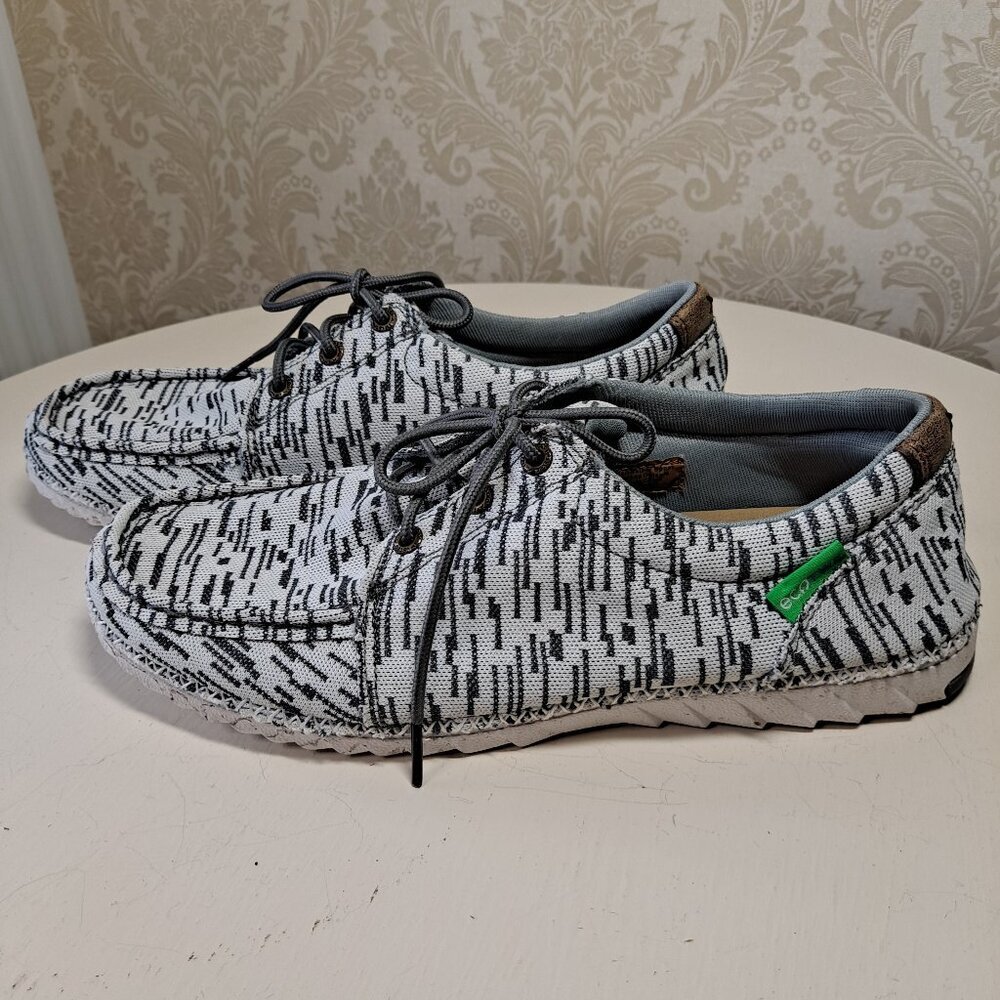 Twisted X Men's Zero-X Size 7.5 White Gray Lace Up Casual Shoe Style MZX0001